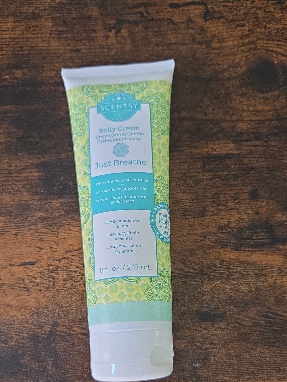 Scentsy Just Breathe Body Cream